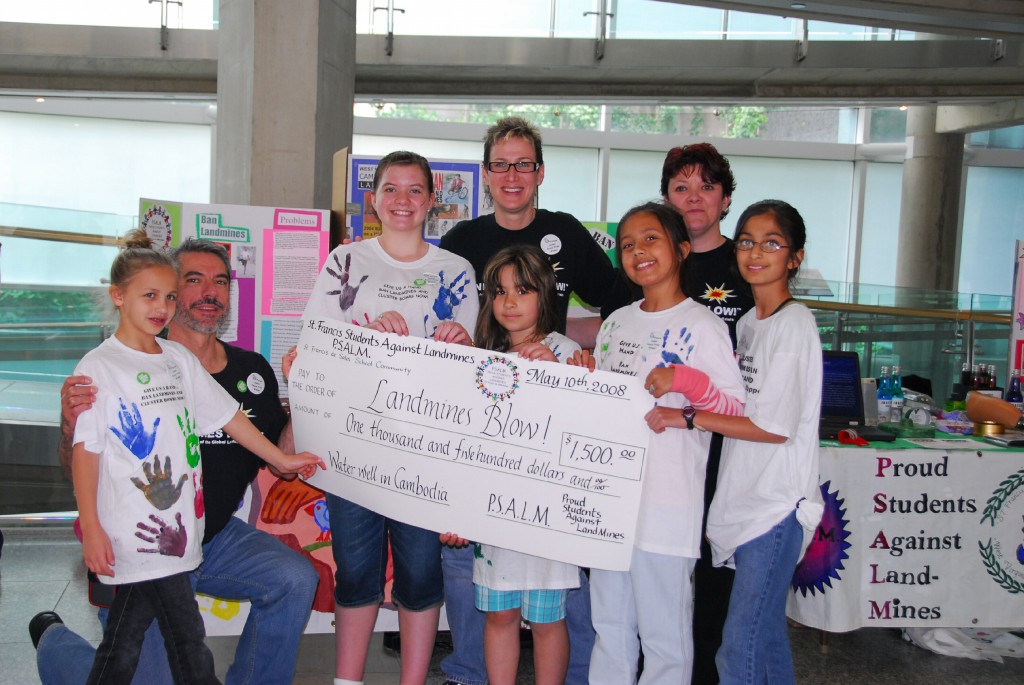 Landmines Blow PSALM "starfish well" PSALM students raise funds to sponsor a Landmines Blow! water well in Cambodia